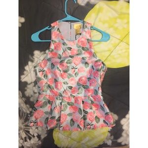 Fit and flare tank top